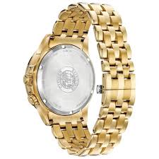 Citizen Eco-Drive – Gold-Tone Calendrier with Diamond Bezel / BU2082-56E