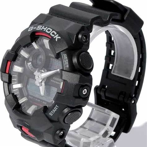 Casio G-Shock Analog-Digital Watch – Black Resin Strap / GA-700-1ADR