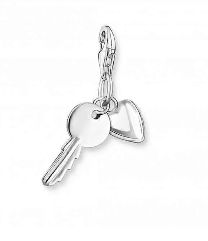 CC0349 / Key and Heart Thomas Sabo Charm
