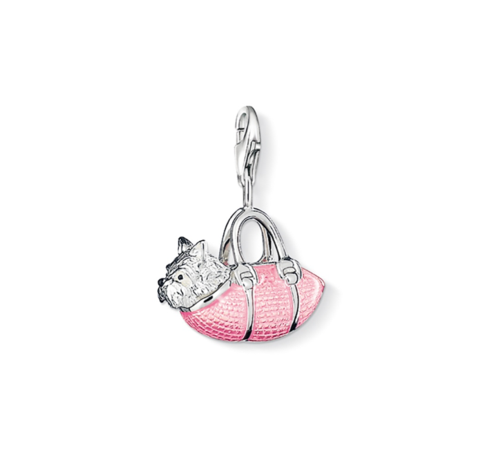 CC0742 / Dog in Handbag Thomas Sabo Charm