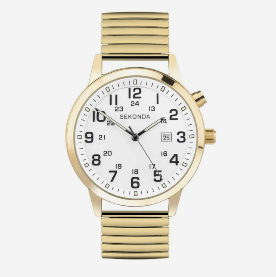 Sekonda Classic Stainless Steel White Dial Watch / SK30128