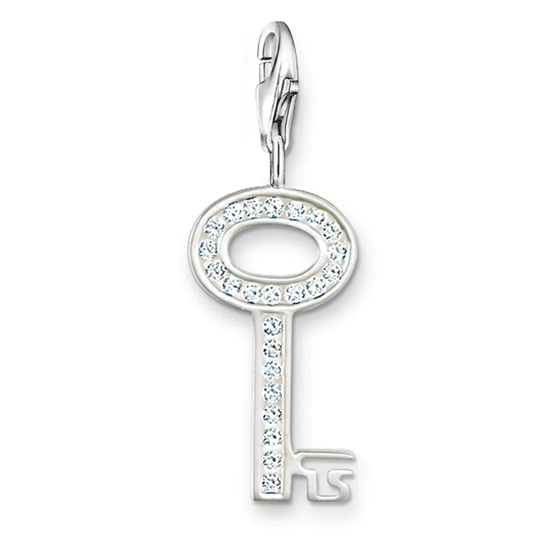 CC0010 /  White CZ Key Thomas Sabo Charm