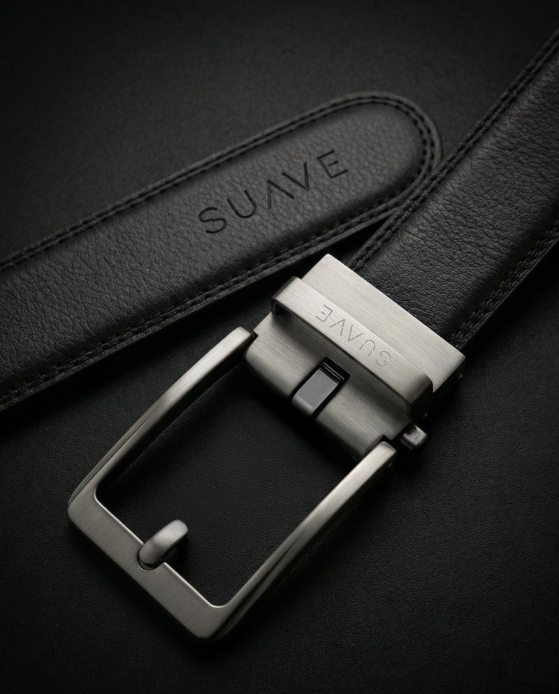 Hole-Free Belt - Genuine Split Leather