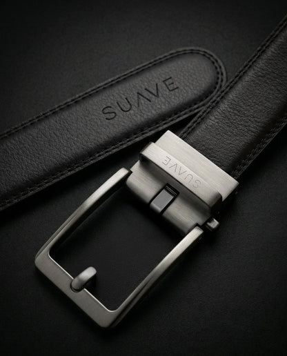 Hole-Free Belt - Genuine Split Leather
