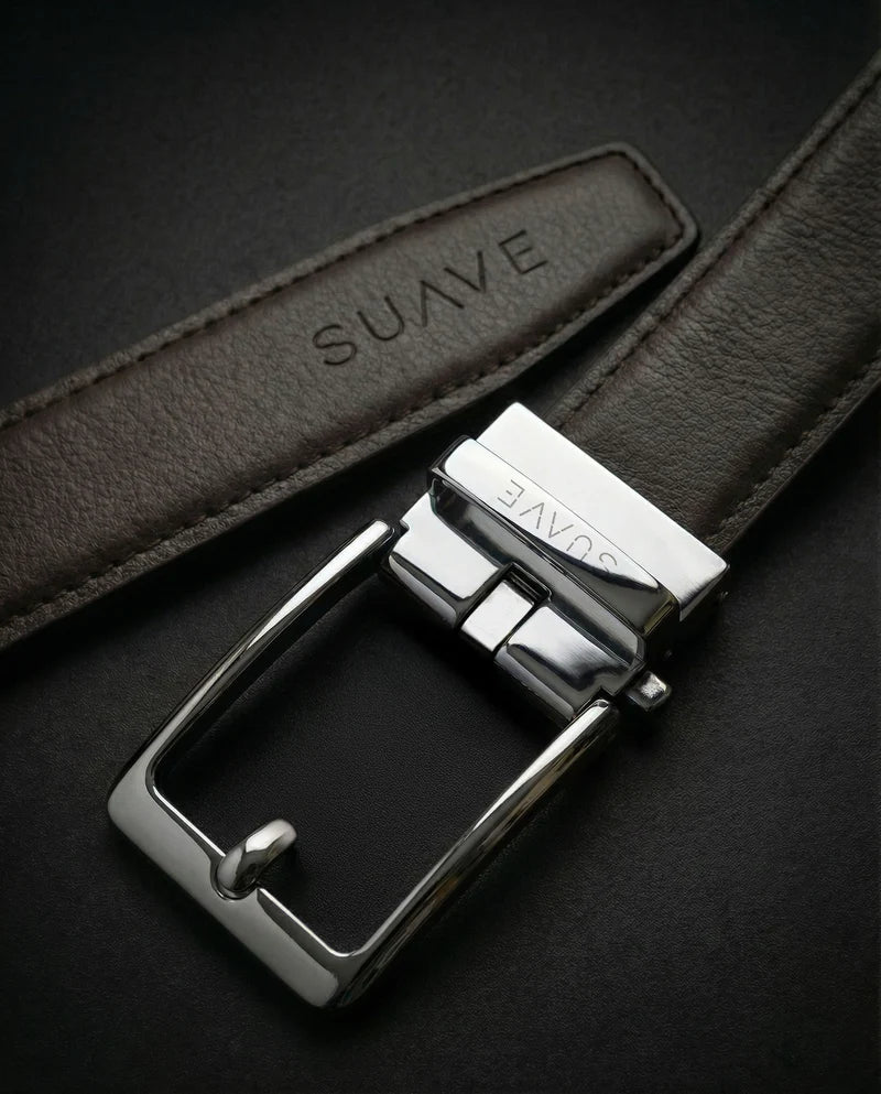Hole-Free Belt - 100% Genuine Leather (Top Grain Cowhide)