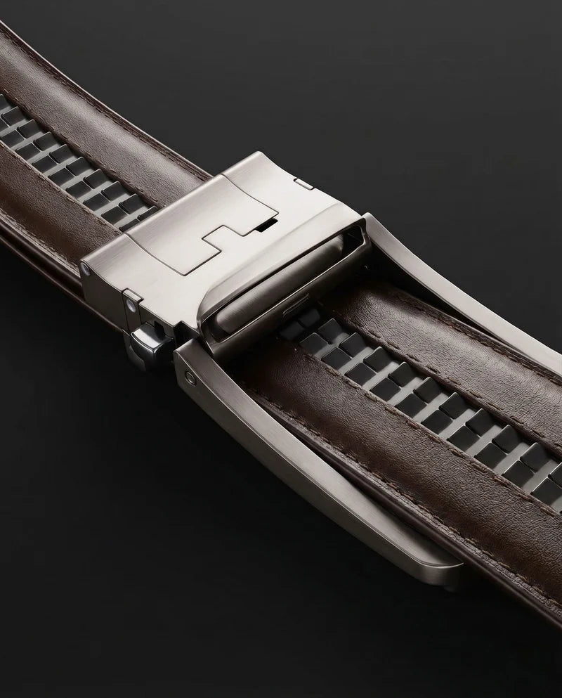 Hole-Free Belt - Genuine Split Leather