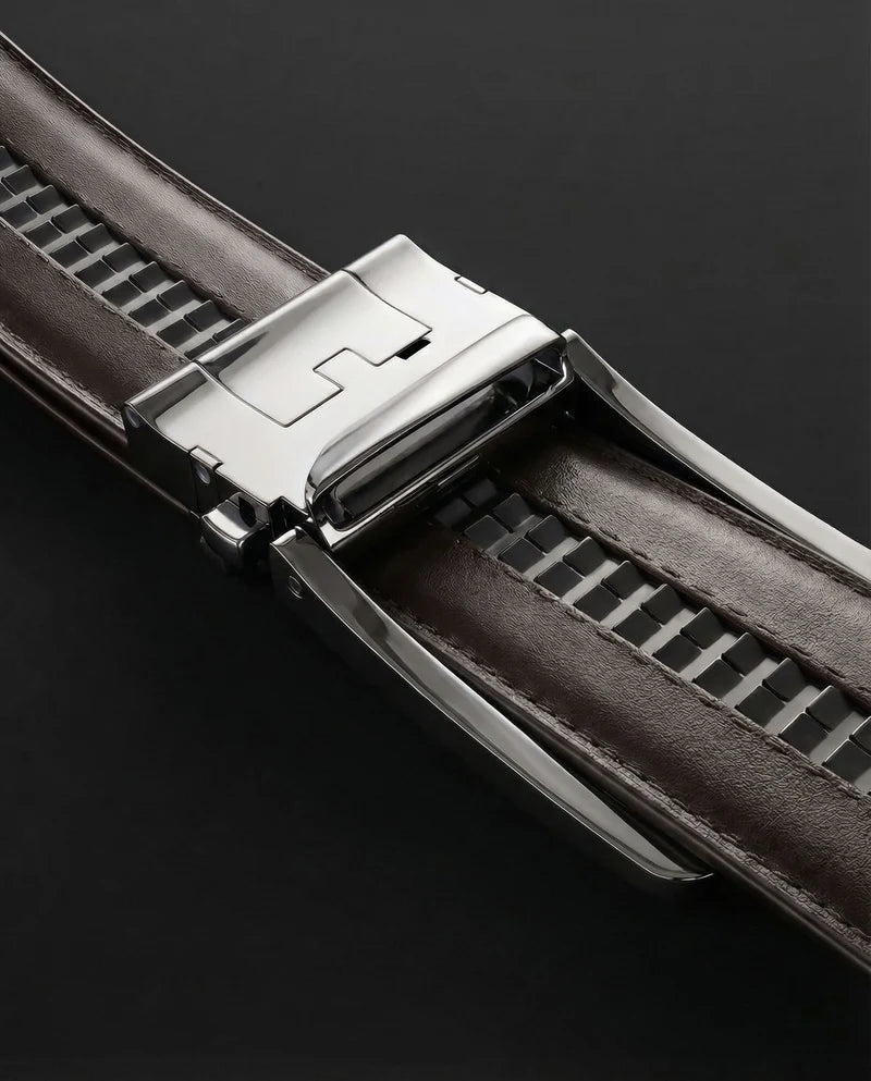 Hole-Free Belt - 100% Genuine Leather (Top Grain Cowhide)