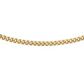 9K Yellow Gold 40 Diamond Cut Curb Chain 41cm
