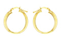 9K Yellow Gold Creole Hoops 15 mm