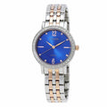 Citizen Quartz Crystal Blue Dial Two-Tone Ladies Watch / EL3106-59L