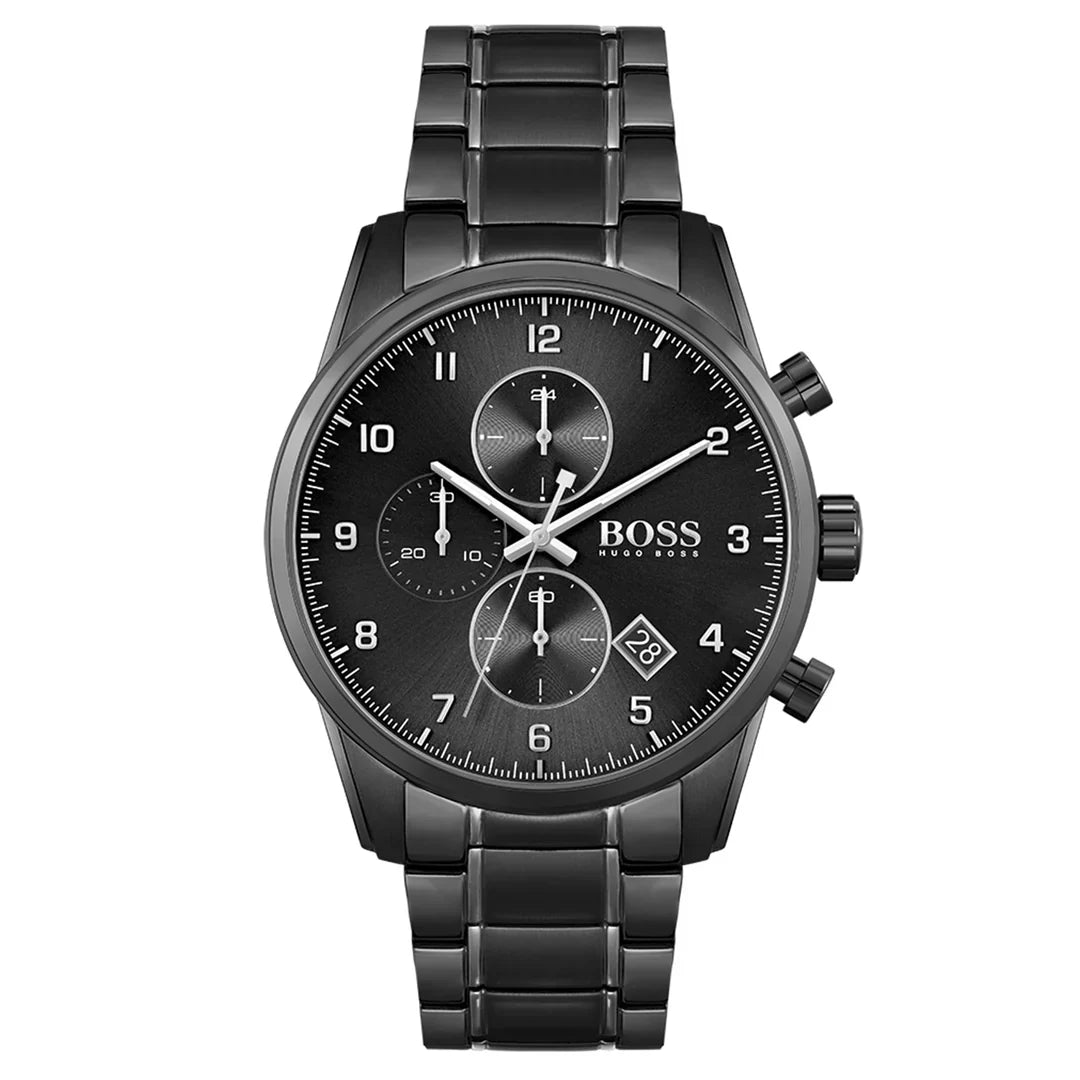 HB1513785/ Hugo Boss Black Steel Chronograph Men's Watch