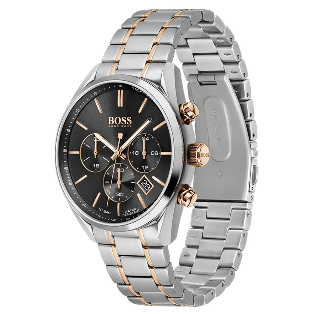 HB1513819/ Hugo Boss Champion Two-Tone Stainless Steel Chronograph Men's Watch