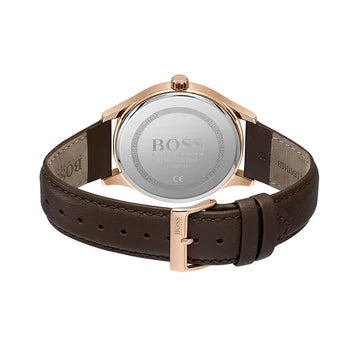 HB1513894  / Hugo Boss Brown Leather Grey Dial Men's Watch