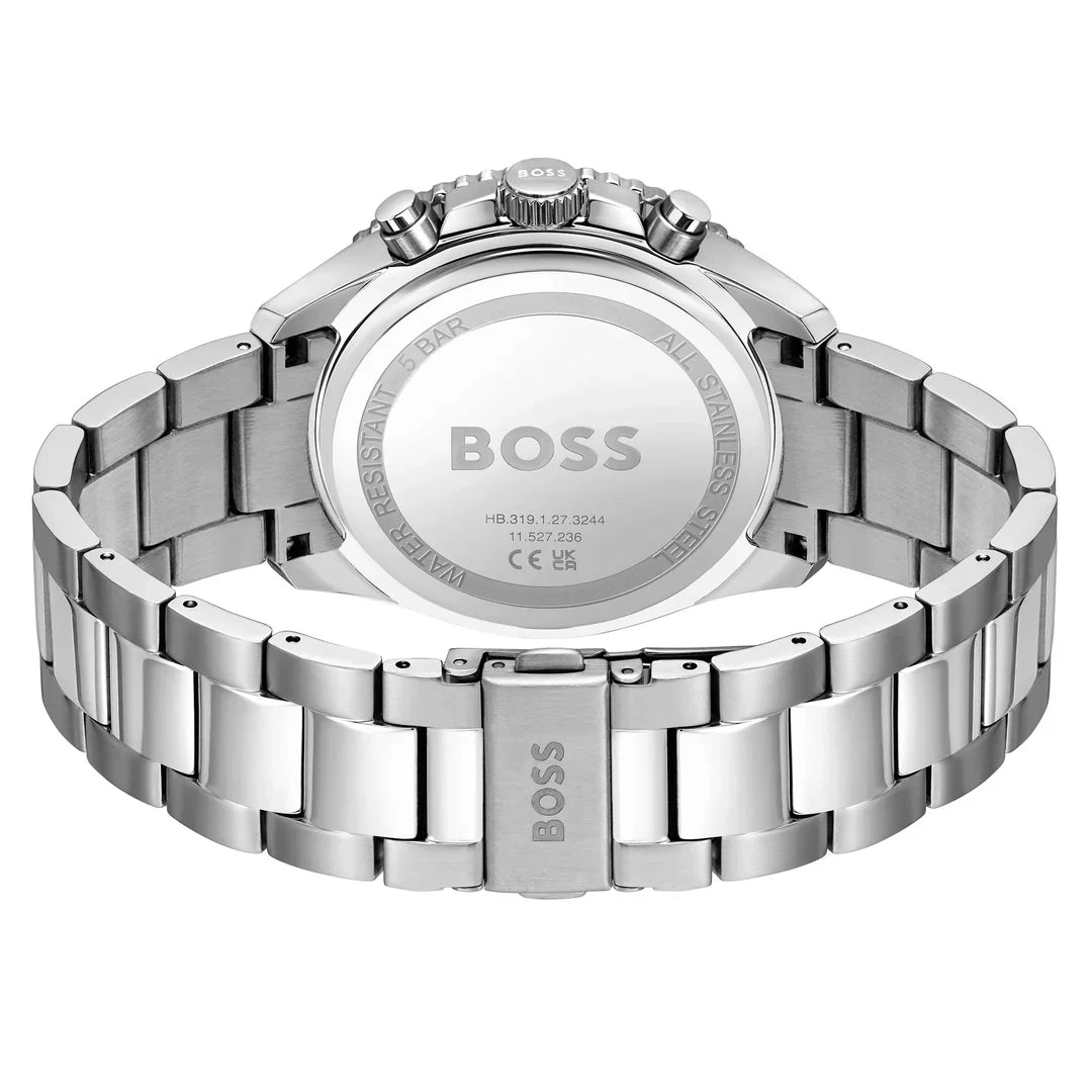 HB1514143/ Hugo Boss Stainless Steel Blue Dial Chronograph Men's Watch