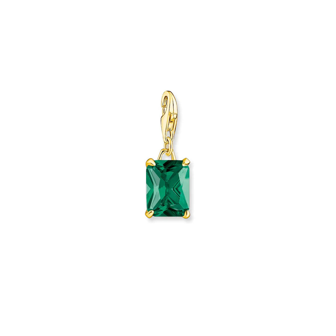 CC1869/ Green Stone Gold Thomas Sabo Charm