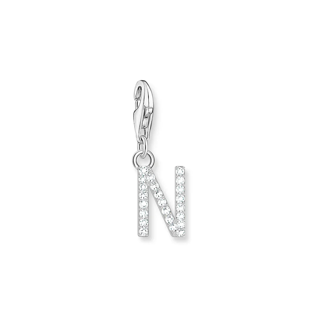 CC1951 / Letter 'N' CZ Thomas Sabo Charm