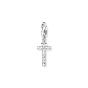 CC1957 / Letter 'T' CZ Thomas Sabo Charm