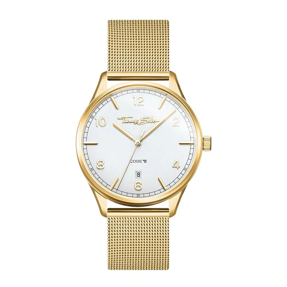 TWA0361/ Thomas Sabo Yellow Gold Stainless Steel Men's Watch