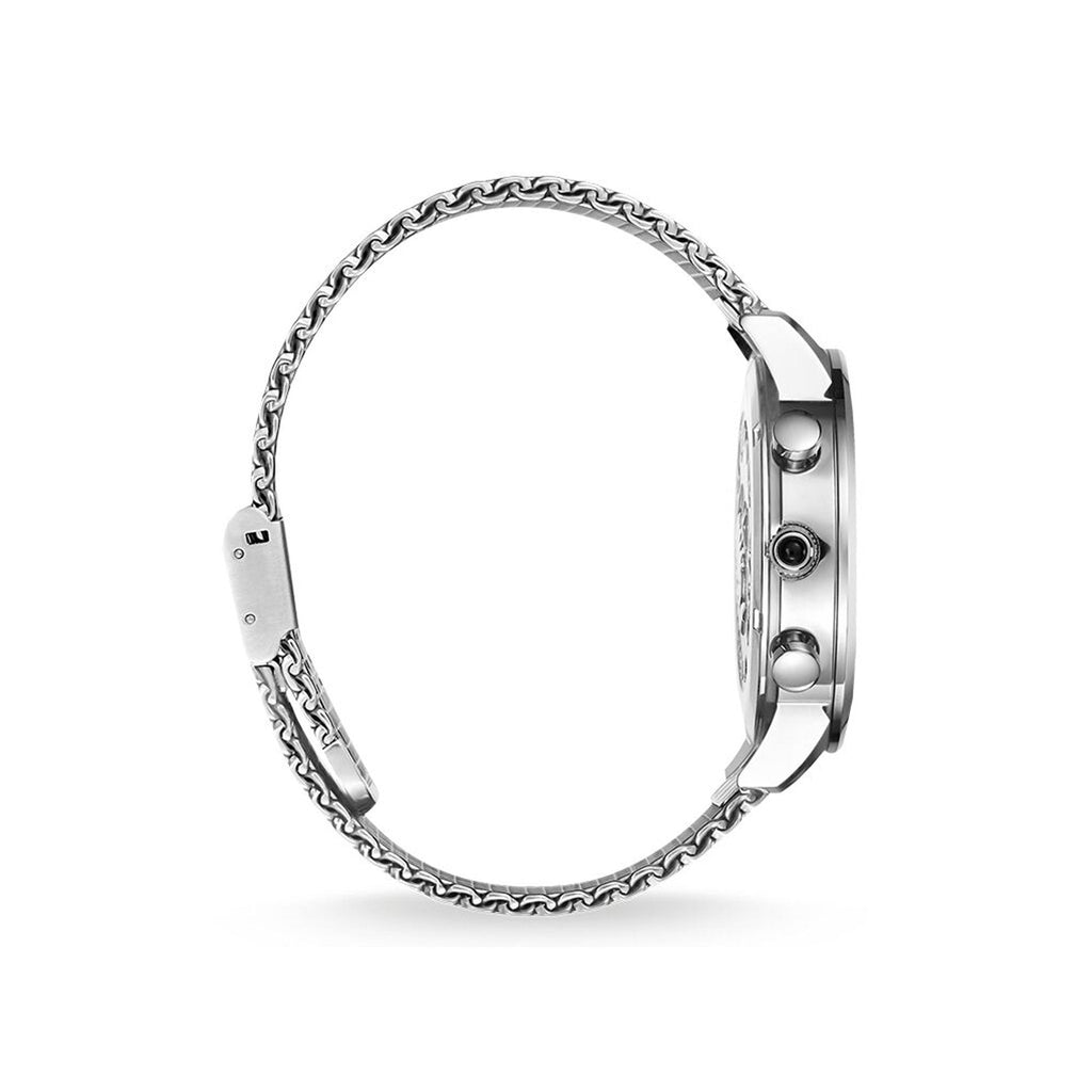 TWA0244/ THOMAS SABO REBEL SPIRIT CHRONO MESH SILVER MENS WATCH