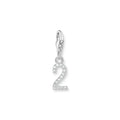 THOMAS SABO Charm Pendant Number "2" Silver