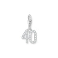 CC2137/  Number 40 CZ Thomas Sabo Charm