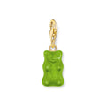 THOMAS SABO Charm pendant goldbears in green