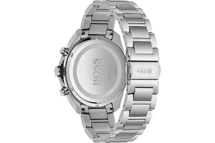 HB1513857/ Hugo Boss Stainless Steel Black Dial Chronograph Men's Watch