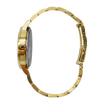 Jag Shelley – Women's Gold-Tone Watch with Mother-of-Pearl Dial and Crystal Accents / J2886A