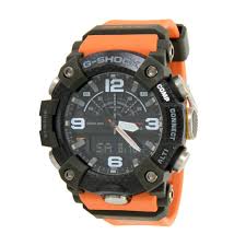 Casio G-Shock Mudmaster Men's Watch – Black & Orange Resin Strap / GG-B100-1A9DR