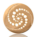 Nikki Lissoni Spinning Thoughts Gold Plated 33mm Coin C1054GM