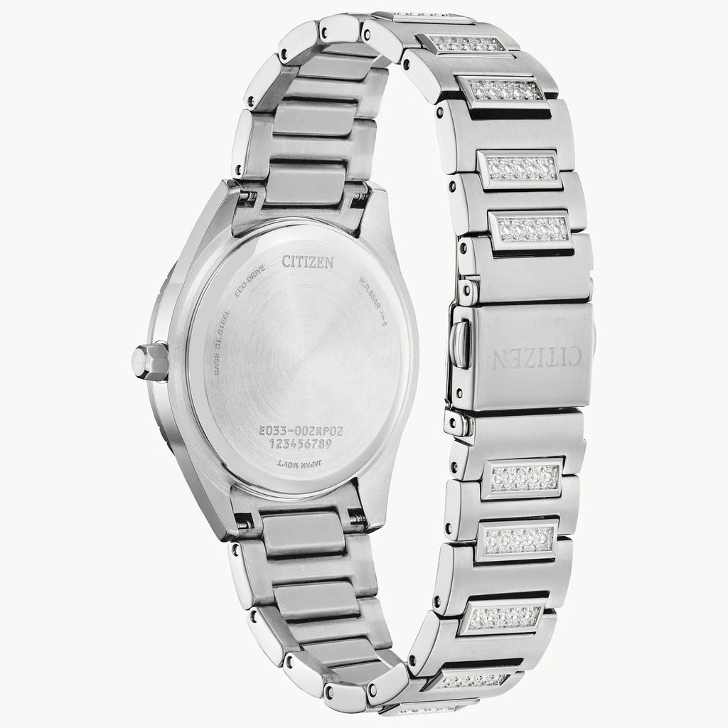 Citizen Silhouette Crystal – Women's Eco-Drive Watch with Blue Dial and Crystal Accents / EM1020-57L