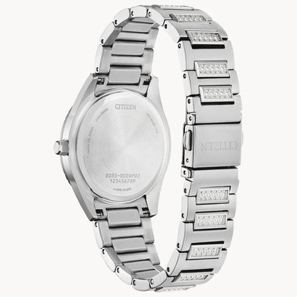 Citizen Silhouette Crystal – Women's Eco-Drive Watch with Blue Dial and Crystal Accents / EM1020-57L