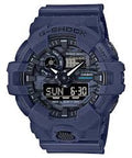 Casio G-Shock Analog-Digital Watch – Blue Camouflage Resin Strap / GA-700CA-2ADR
