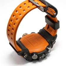 Casio G-Shock Mudmaster Men's Watch – Black & Orange Resin Strap / GG-B100-1A9DR