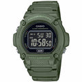 Casio Digital Sports Watch – Olive Green Resin Strap / W-219HC-3BVDF