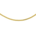 9K Yellow Gold 40 Diamond Cut Curb Chain 46cm