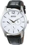 HB1513491/ Hugo Boss Commander Black Leather Men's Watch