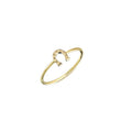 9K Yellow Gold Lucky Horseshoe Ring