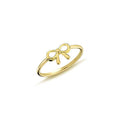 9K Yellow Gold Bow Ring