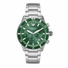Emporio Armani Silver Tone Chronograph Watch / AR11500
