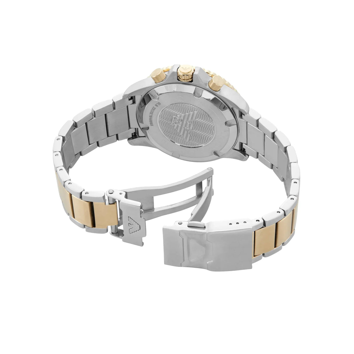 Emporio Armani Luxury Two-Tone Chronograph Watch / 11606