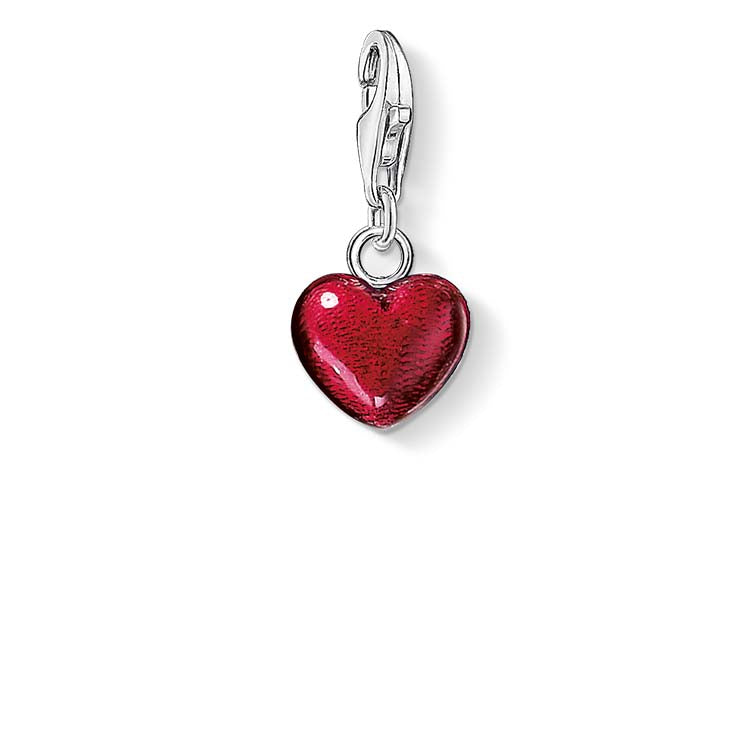CC794 RED Enamel Heart Sml Thomas Sabo Charm