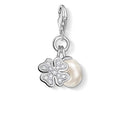 CC831/ Pearl CZ Clover Thomas Sabo Charm