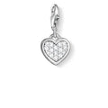 CC967/ Heart Pave CZ Silver Thomas Sabo Charm