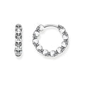 CR619/ Thomas Sabo Silver Mini Skulls Hoop Earrings