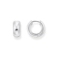 THOMAS SABO Hoop earrings in chunky design mini silver