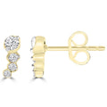Diamond Fashion Earrings with 0.15ct Diamonds in 9K Yellow Gold