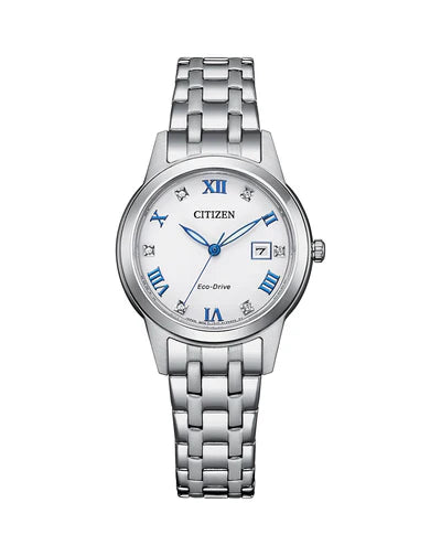 Citizen Eco-Drive Silhouette Crystal – Women's  Stainless Steel Watch / FE1240-81A