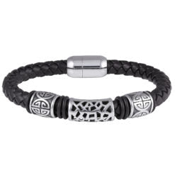 mens leather bracelet
