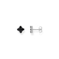 THOMAS SABO Blackened small ear studs with black zirconia